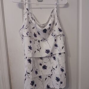 Floral Spaghetti Strap Blouse